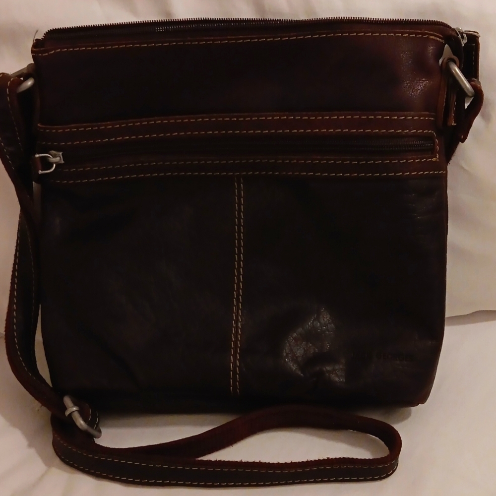 JACK GEORGES LEATHER BAG